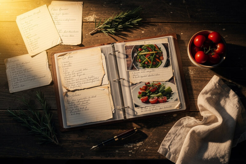 Comment organiser vos recettes de cuisine sur papier