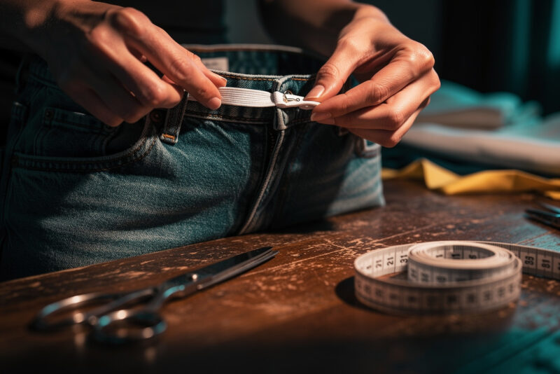 Comment resserrer l’élastique d’un pantalon sans découdre ?