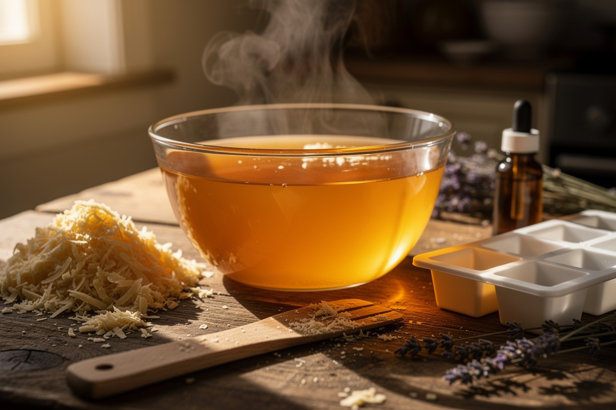 Faire fondre du savon sans eau : 3 méthodes simples et rapides