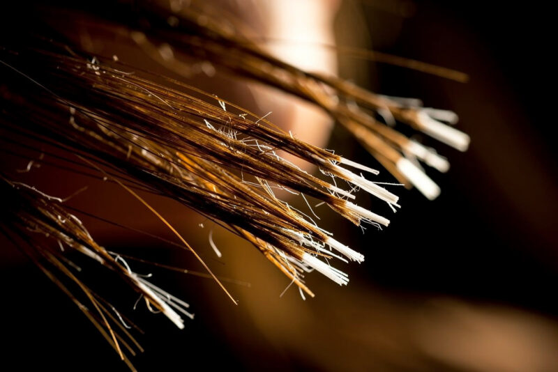 Pourquoi mes pointes de cheveux deviennent blanches et cassent ?