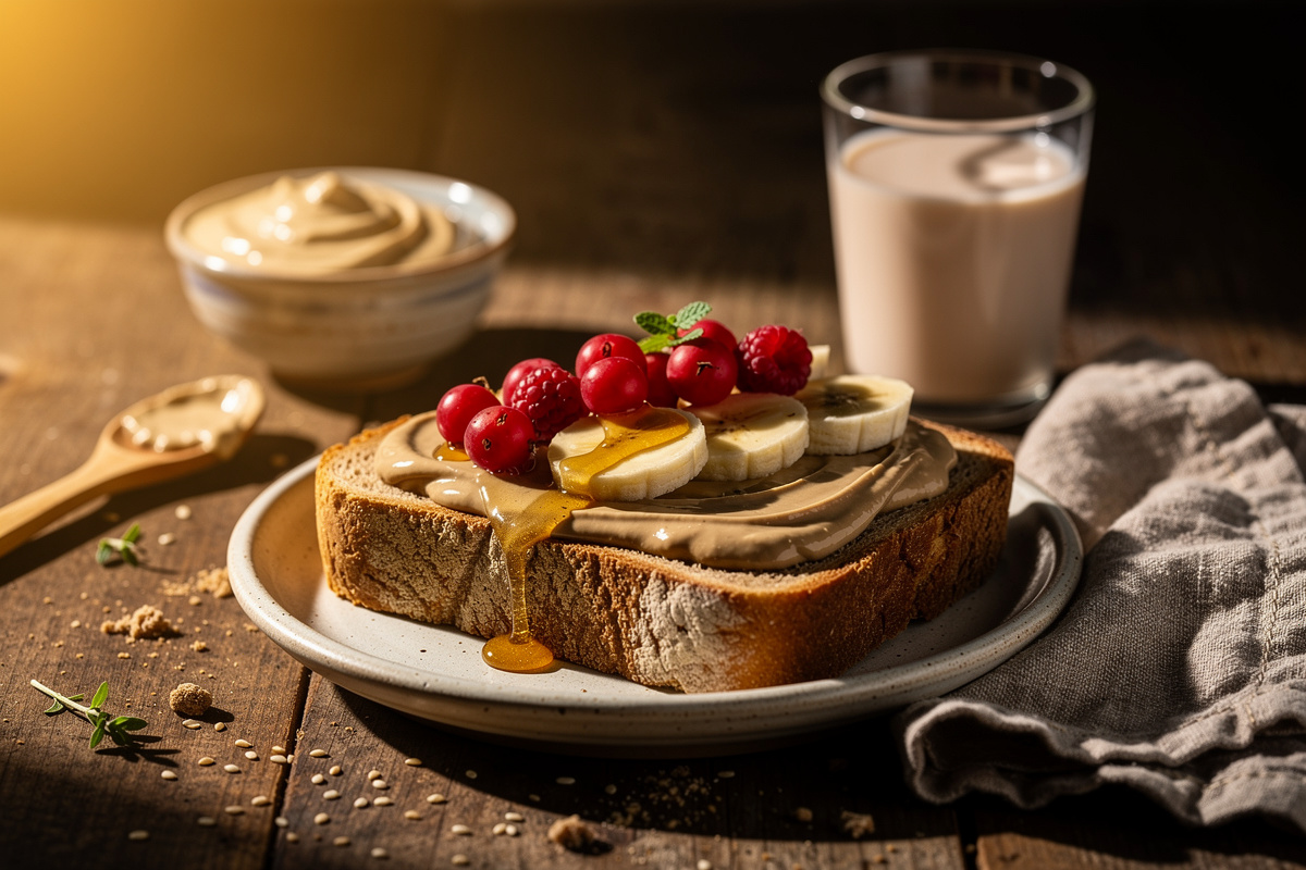 Purée de sésame au petit déjeuner : bienfaits et recettes